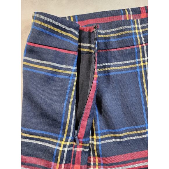 Talbots Tartan Plaid A-Line Skirt Women’s Size 10P Petite Wool Blend School NEW - Picture 4 of 11